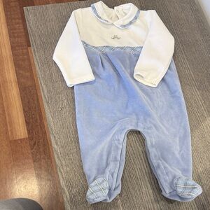 Blue and White Kids One Piece